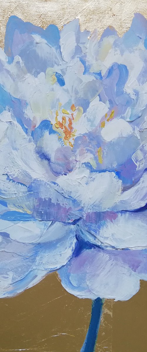 “Blue Peony” by Anna Silabrama