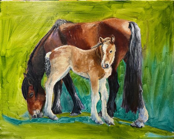 Horse and Foal