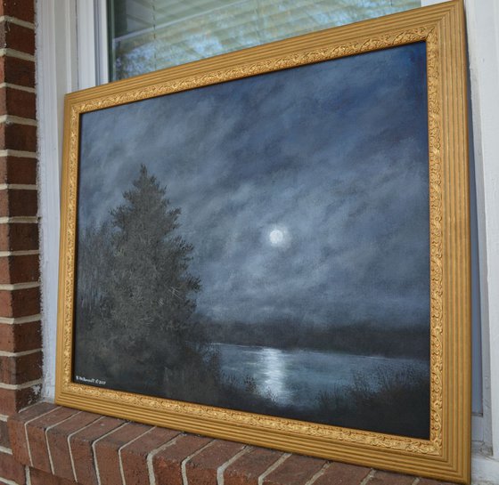 Moon Dance - oil 22X28 inch canvas