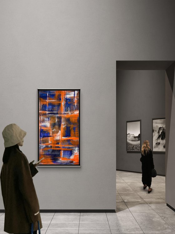 Echoes of Fire 50x90х2 cm
