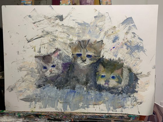 Three Kittens