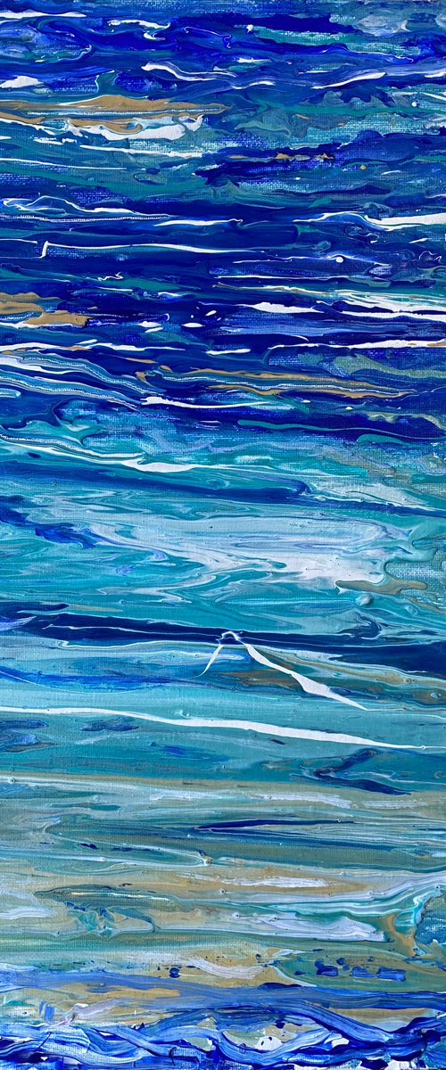 Sea abstract by Clare Hoath