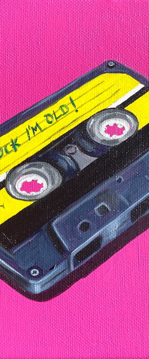Cassette Tape Nostalgia 3 by Kate Revill