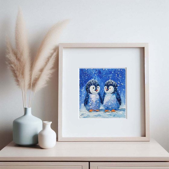 Two penguins Painting