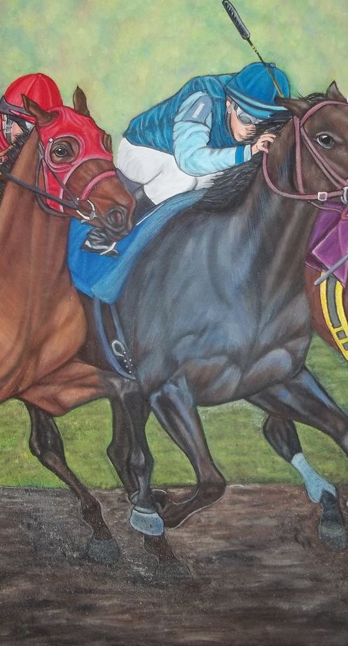 Horse Racing by Sofya Mikeworth