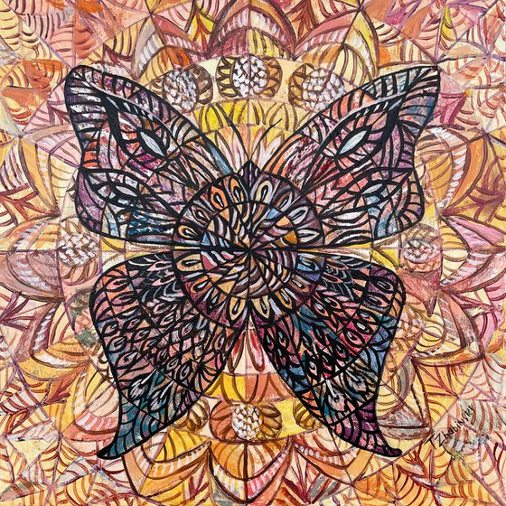 Mandala butterfly