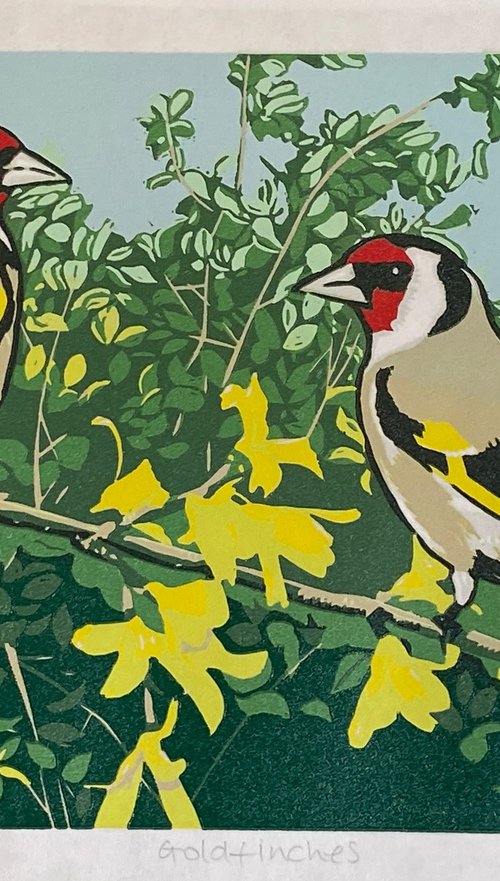 Goldfinches by Lindsay Perrett