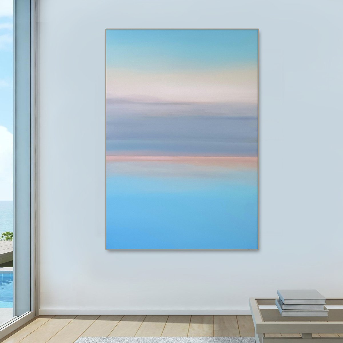 Photorealistic Landscape Oil Painting By Larissa Uvarova, 28 X 39", Deep Inside #15, Original Artwork