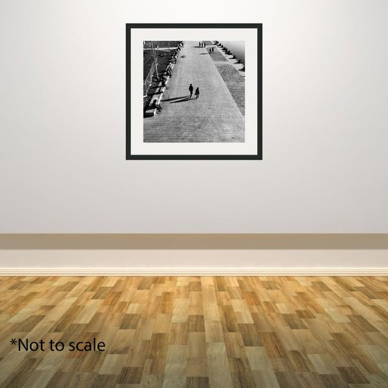 The Walk, 21x21 Inches, C-Type, Framed
