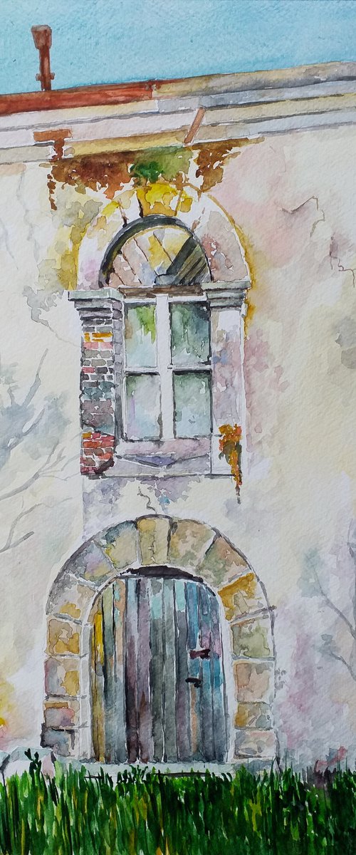 VIEW OF AN OLD BEAUTIFUL HOUSE by Zoran Mihajlović Muza