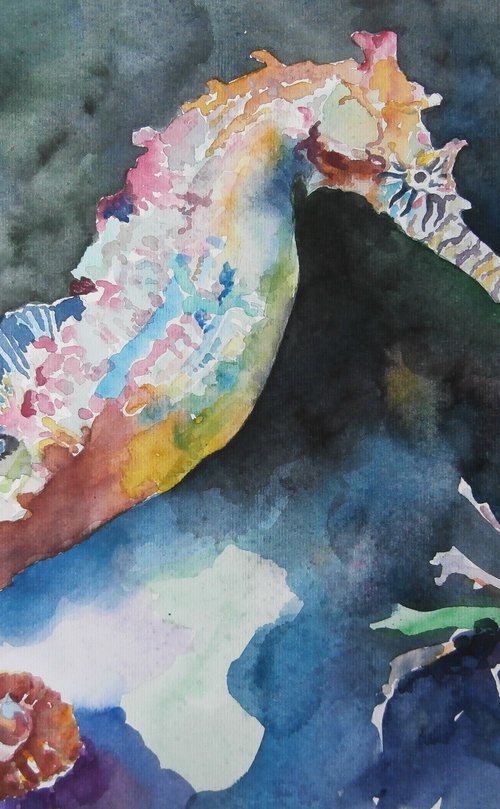 SEA JUMPER II / 34 x 23.5 cm by Zoran Mihajlović Muza
