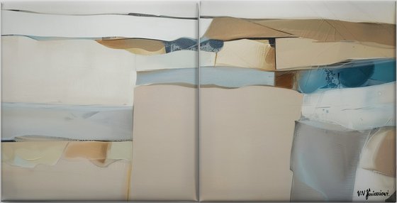 Diptych Sand, Light and Sky #3