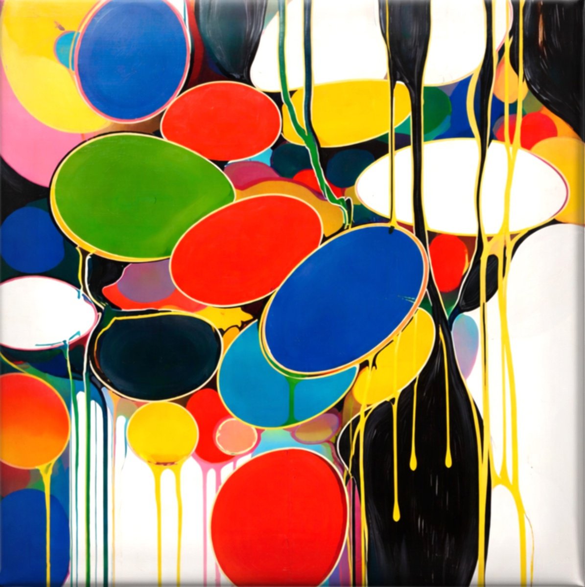  Fruitful Chaos #7 By V+V Kniazievi, 39 X 39, Artwork For Sale On Artfinder