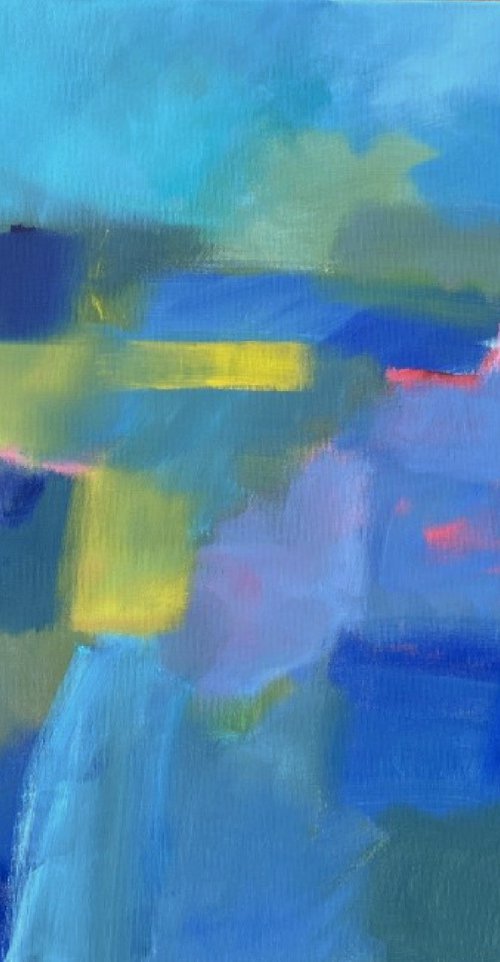 Abstract Hampshire Landscape II by Jan Rippingham