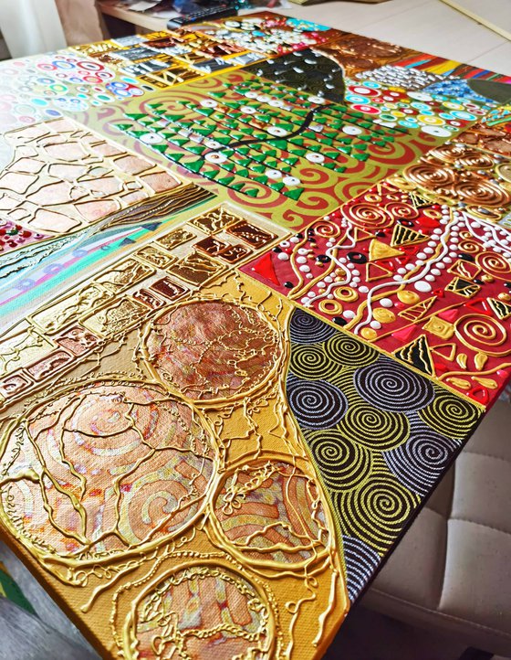 Tree of Life. Klimt abstract