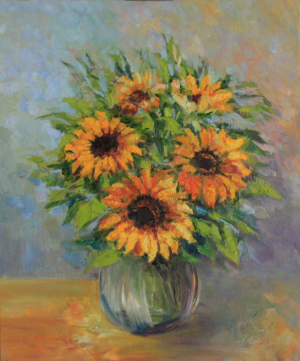 Sunflowers by Aija  Rudze