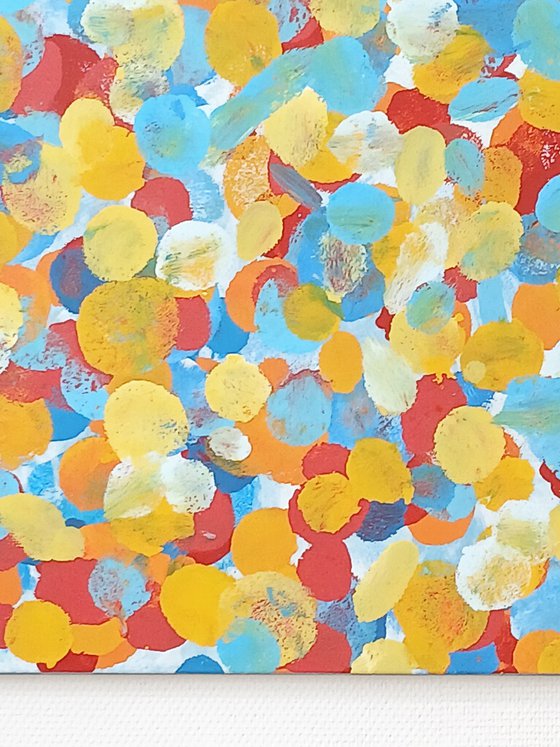 Spotty Pop Painting - The wall of Candy 01 -