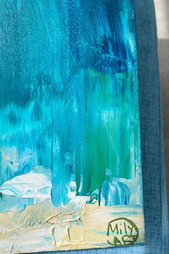 Vibrant Coastal Beach Art