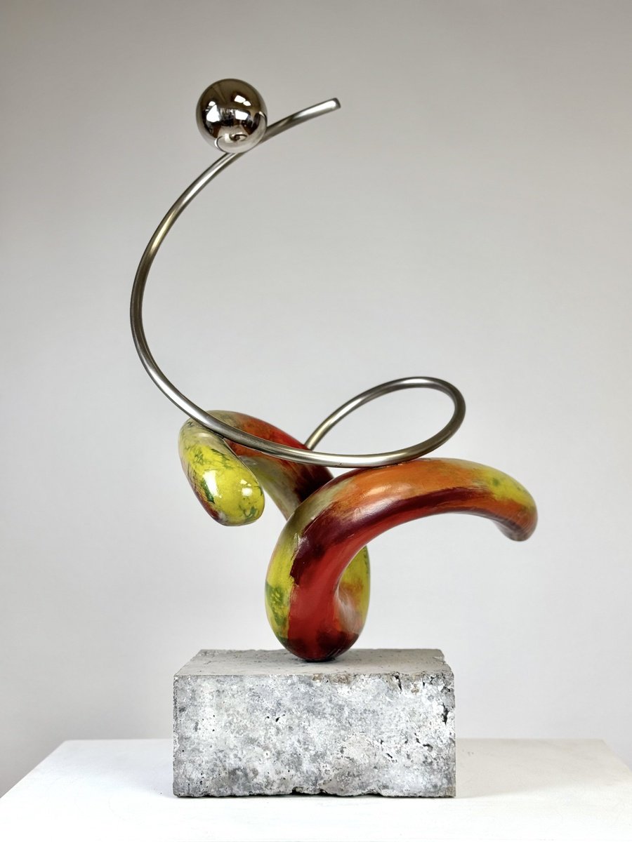 Expressive Sculpture , Apple By Mark Purllant, 18 X 28, Artwork For Sale On Artfinder