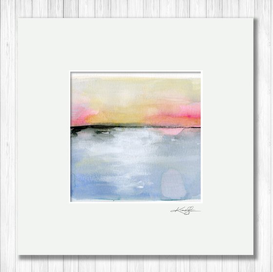 Tranquil Dreams 15 - Abstract Landscape/Seascape Painting by Kathy Morton Stanion