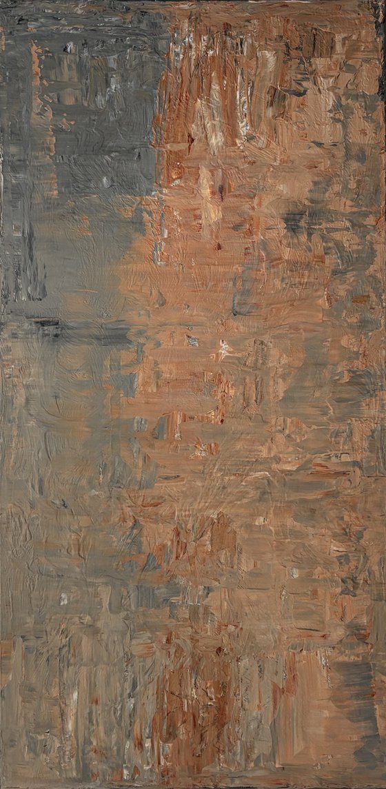 „Where silence dwells“ 50x100x2 cm