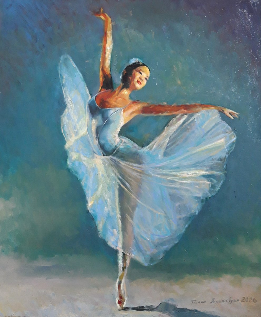 Elegance On Pointe By Tigran Araqelyan, 20 X 24, Artwork For Sale On Artfinder