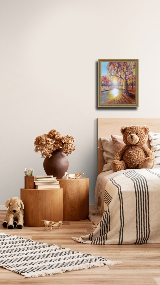 Autumn's Radiant Veil