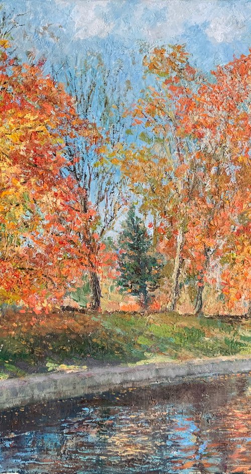 In the autumn park by Albert Safiullin