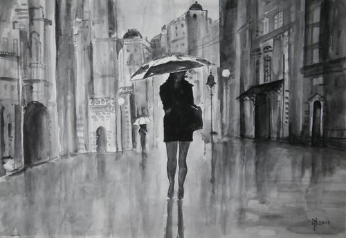 BEAUTY WITH A RAIN by Zoran Mihajlović Muza