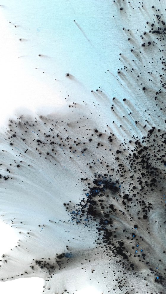 Nature 588 — Abstract Pale Blue Flight