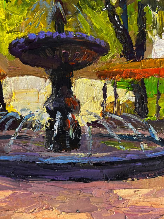 Fountain in the City Park