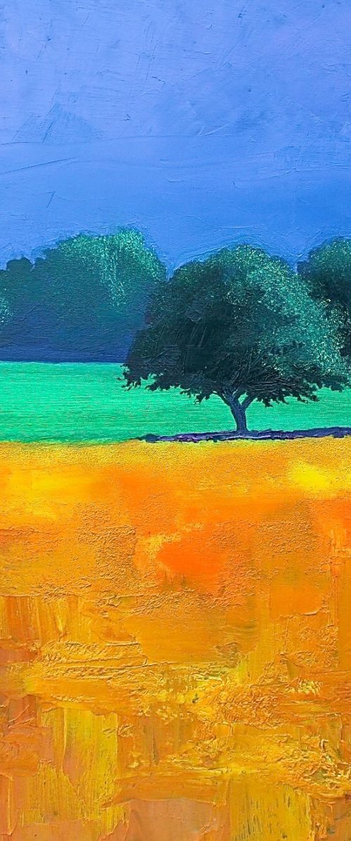2 Trees Twilight by Simon Jones