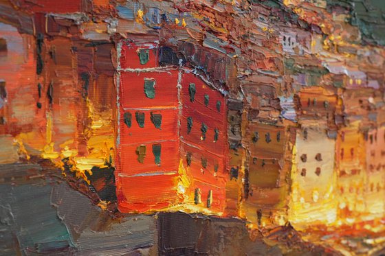 Evening Riomaggiore Italy