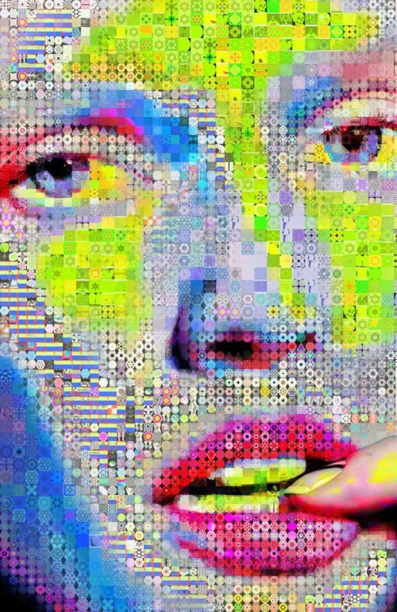 Portrait Painting By John Lijo Bluefish, 50 X 80, Pop Sugar, Original Artwork