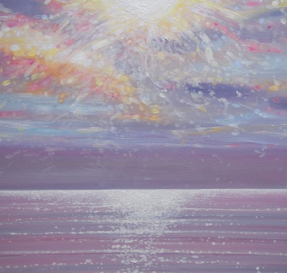 A New Perspective - sunset seascape painting