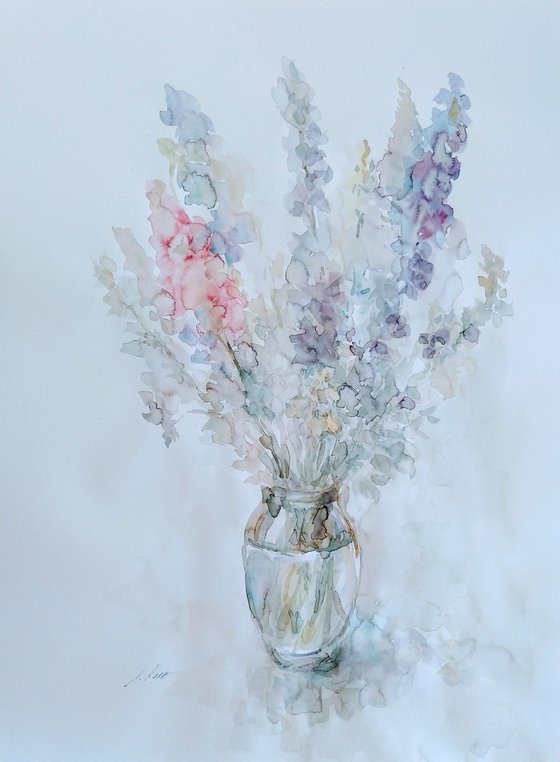 Delphinium 50x65 cm 2025