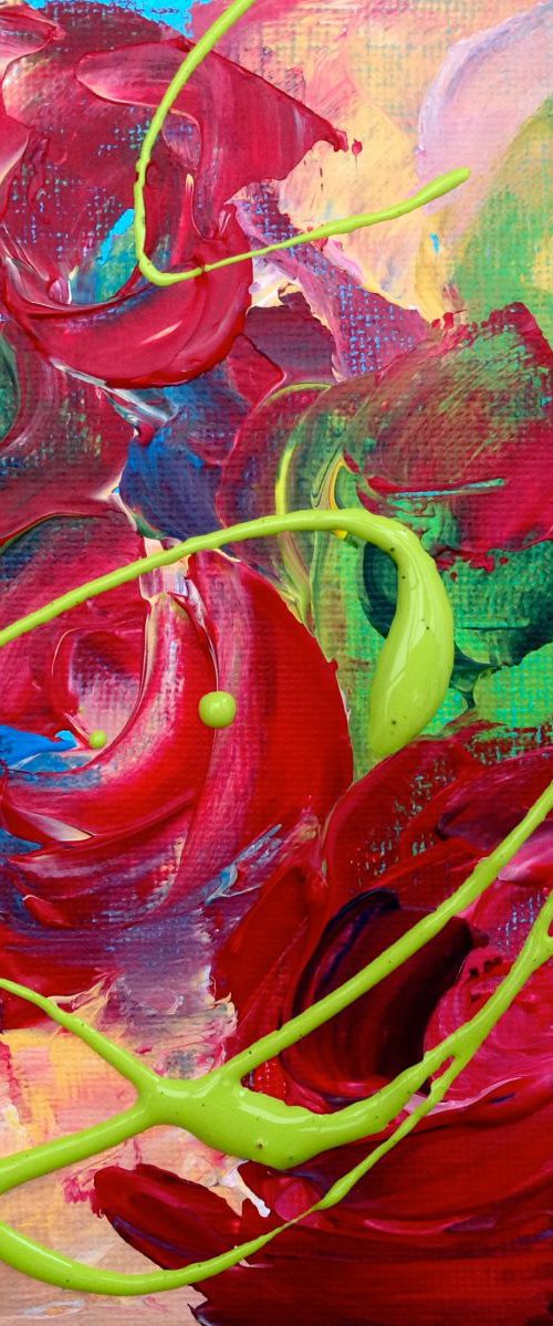 Red Roses For You 2 by Emma Sian Pritchard