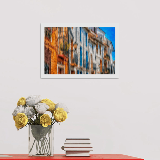 Spanish Facade. Limited Edition 1/50 15x10 inch Photographic Print