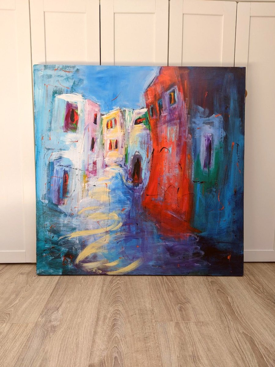 Villaggio By Kasia Pawlak, 35 X 35, Artwork For Sale On Artfinder