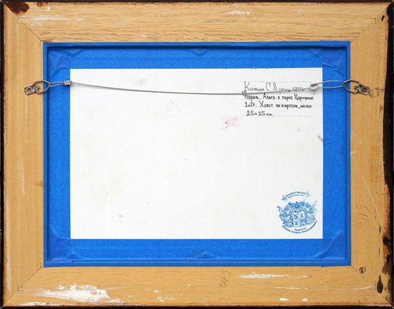 February. Alley in Tsaritsyno Park