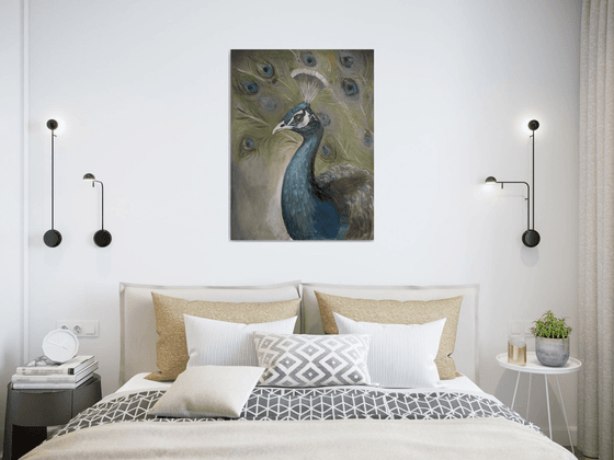 Portrait of a Peacock