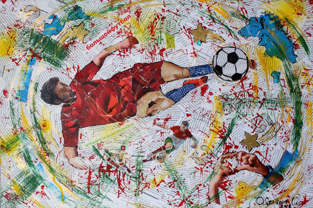 Big football by Olga Sennikova