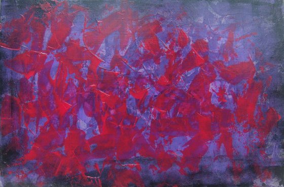 Purple abstraction. 60X40cm.