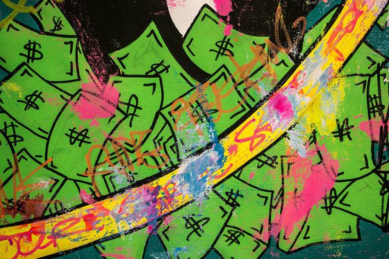 7000 Percentage Roi Ft Mr Monopoly Painting