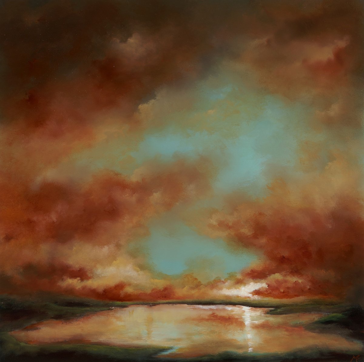 Sunset Beauty Over The Lake District By Rolf Marriott, 25 X 25, Artwork For Sale On Artfinder