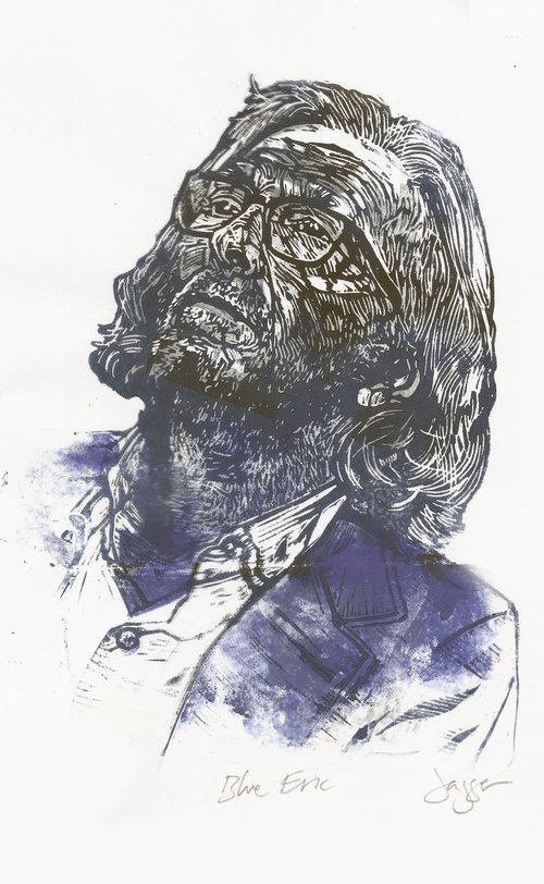 Eric Clapton Portrait by Steve Bennett