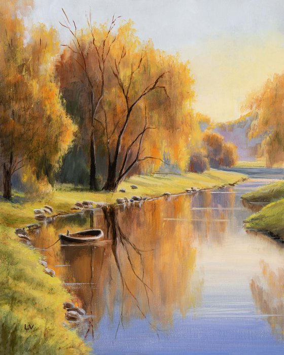 'Willows by the river'