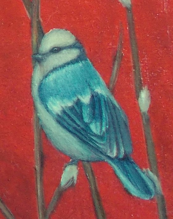 birds painting "Bird Quartet"
