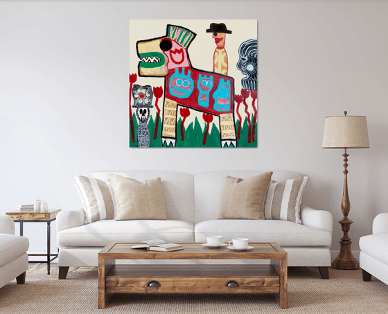 My Voffy Just Loves Tulips