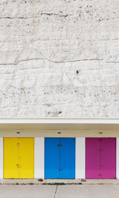 Saltdean Beach Huts I by Tom Hanslien